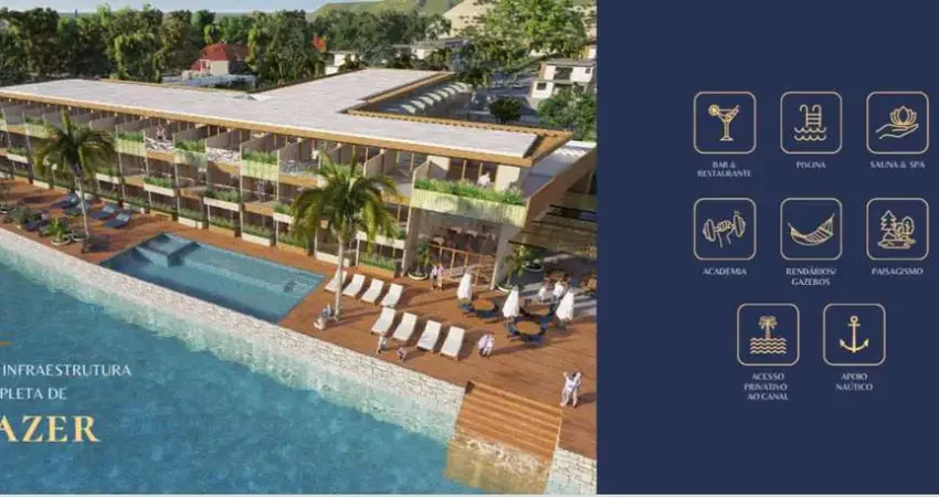 Lançamento à venda, forte da barra, studio 1 quarto, a partir de r$ 440 mil, passagem, cabo frio, r