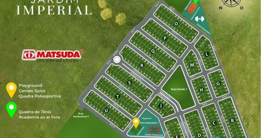 Terreno à venda, 200 m² - Jardim Imperial - Regente Feijó/SP