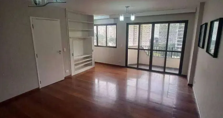 Apartamento com 3 dormitórios para alugar, 129 m² por R$ 9.600,00/mês - Moema - São Paulo/SP