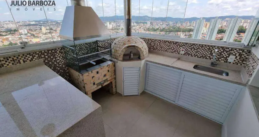 Cobertura com 5 dormitórios 1 suíte spa área gourmet 3 vagas à venda, 189 m² por R$ 1.000.000 - Gopoúva - Guarulhos/SP