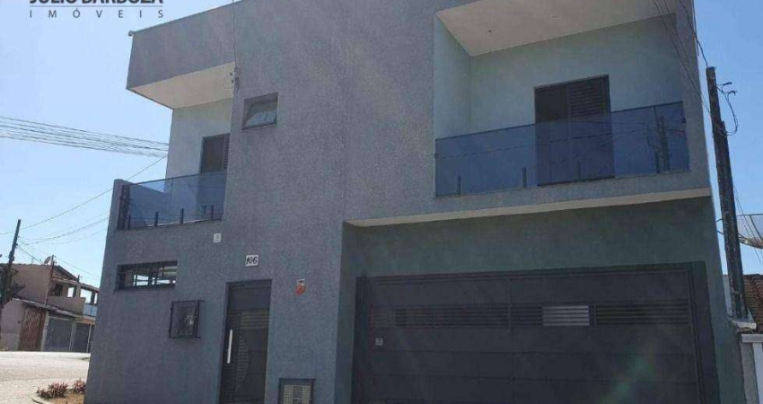 Sobrado Esquina com 3 dormitórios 1 suíte área gourmet 2 vagas cobertas  à venda, 110 m² por R$ 650.000 - Jardim Araguari - Bragança Paulista/SP