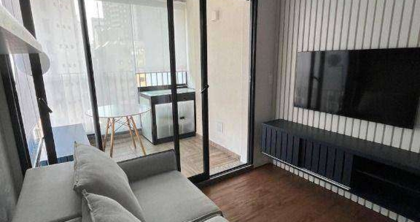 Apartamento com 1 dormitório à venda, 38 m² por R$ 714.000,00 - Moema - São Paulo/SP