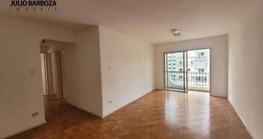 Apartamento em Moema, fora de rota, 83m²,com 2 dormitórioa, mais 3°opcional, 1 vaga de garagem