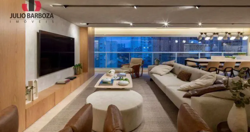 Apartamento com 3 dormitórios à venda, 164 m² por R$ 3.500.000,00 - Brooklin - São Paulo/SP