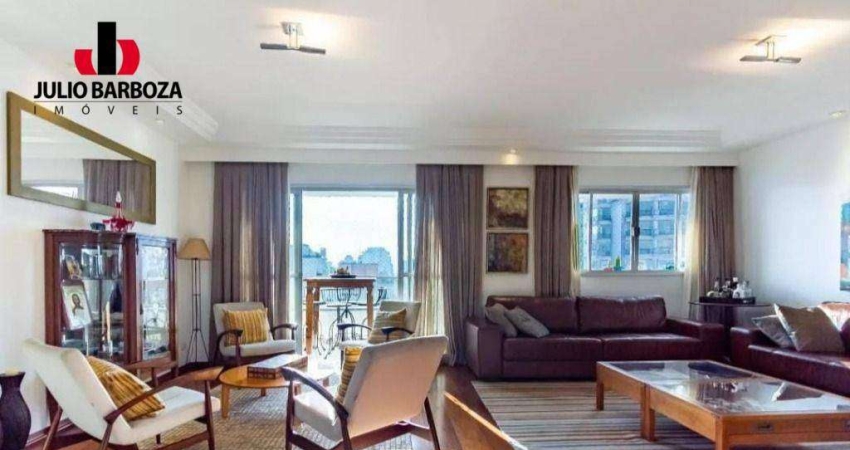 Apartamento em Moema, 240m de área úti,, 4 dormitórios, sendo 3 suítes,, 4 vagas de garagem