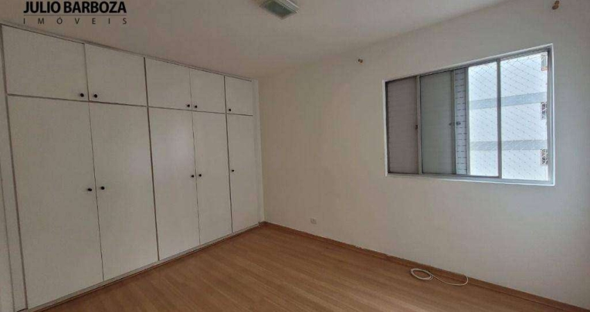 Apartamento em Moema pássaros com 90m², com 2 suítes, lavabo, dependência de serviço, e 2 vagas de garagem demarcada