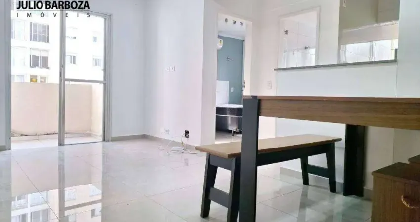Apartamento com 1 dormitório para alugar, 42 m² por R$ 4.600,00/mês - Moema - São Paulo/SP