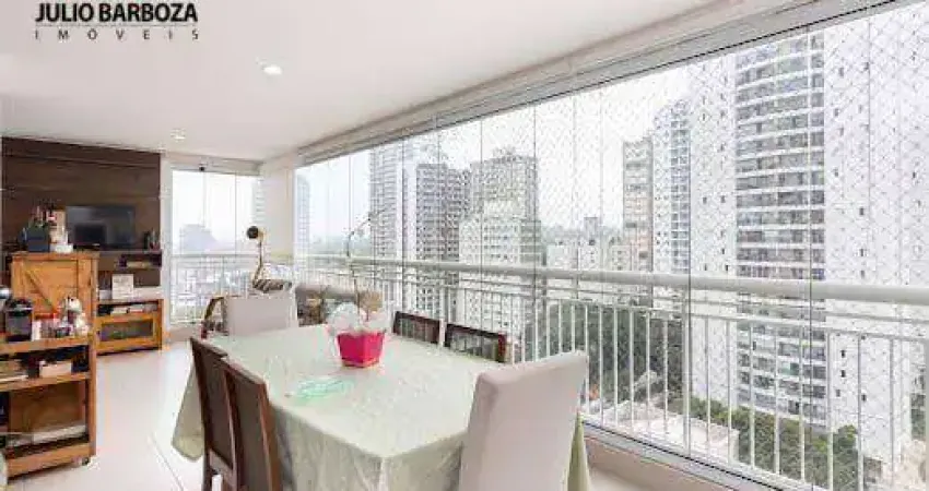 Lindo apartamento 135m² no Alto da Boa Vista, 3 suítes, com 2 vagas de garagem