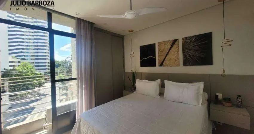 Apartamento totalmente reformado, na av. santo amaro, entre vila olímpia e moema, totalmente reformado, com 1 suíte,