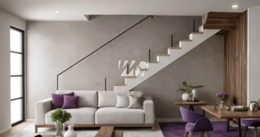 Sobrado geminado de 2 suítes com sacada e 80m² - bela vista - imv