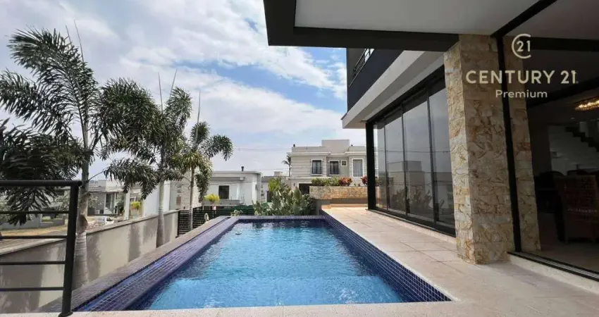 Casa em condomínio fechado com 5 quartos à venda na Avenida Doutor Márcio William Gumbis de Souza, 1002, Loteamento Residencial e Comercial Villa D'Aquila, Piracicaba