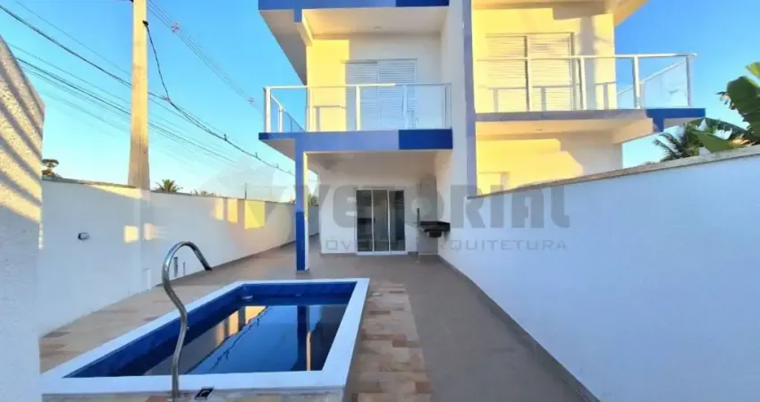Sobrado com 3 dormitórios à venda, 113 m² por R$ 550.000,00 - Balneário dos Golfinhos - Caraguatatuba/SP