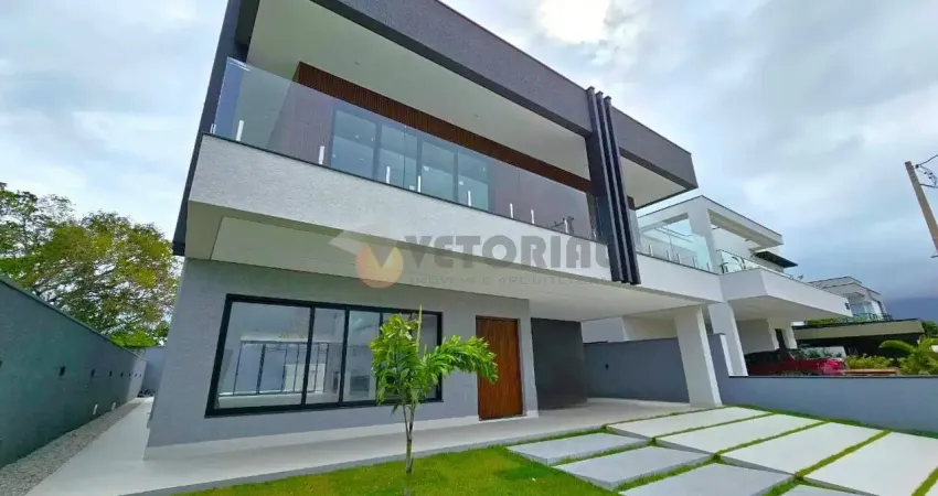 Sobrado com 5 suítes, 414 m², à venda - costa nova - caraguatatuba/sp
