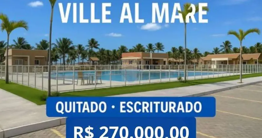 Lote no condomínio ville al mare | lote 552m² | barra dos coqueiros-se