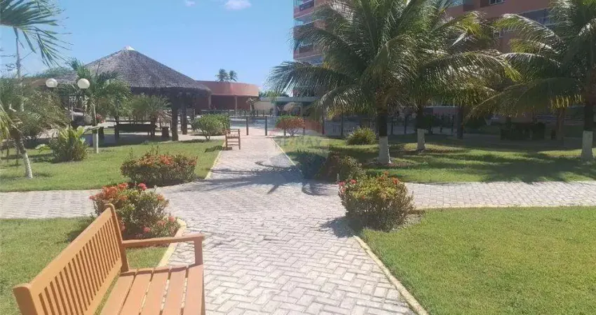 Apartamento no portal dos trópicos estilo resort em frente à praia, próximo ao dunas beach