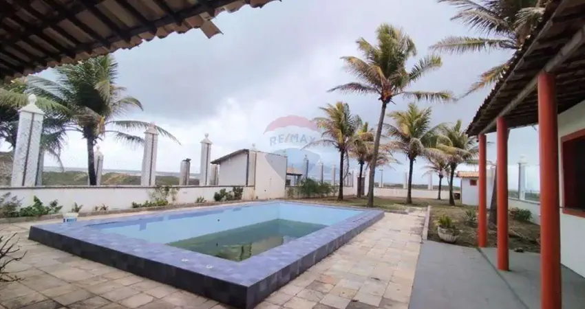 Vende casa pé na areia com piscina e 5 quartos - atalaia nova (barra dos coqueiros)
