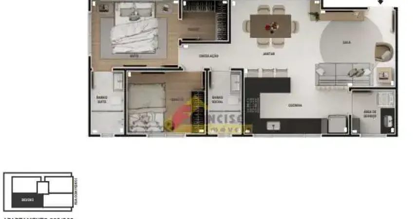 Apartamento à venda, 2 quartos, 1 suíte, 1 vaga, Sidil - Divinópolis/MG