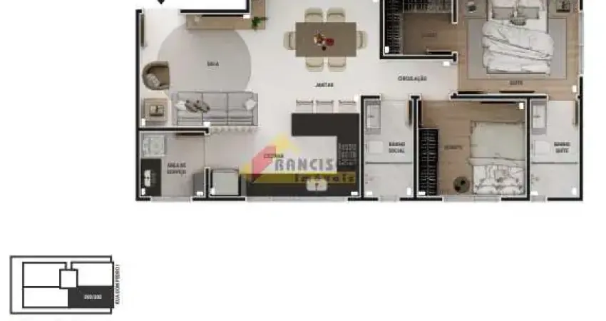 Apartamento à venda, 2 quartos, 1 suíte, 1 vaga, Sidil - Divinópolis/MG