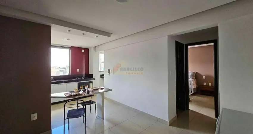 Flat para aluguel, 1 quarto, 1 vaga, centro - divinópolis/mg