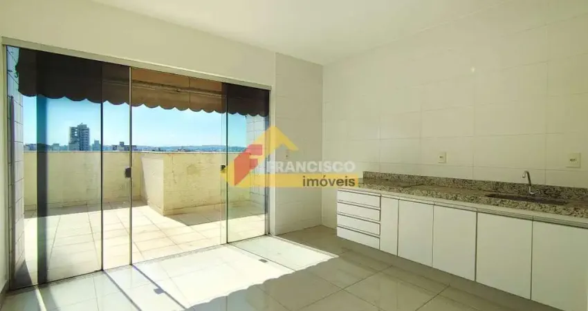 Apartamento cobertura para aluguel, 3 quartos, 1 suíte, 2 vagas, centro - divinópolis/mg