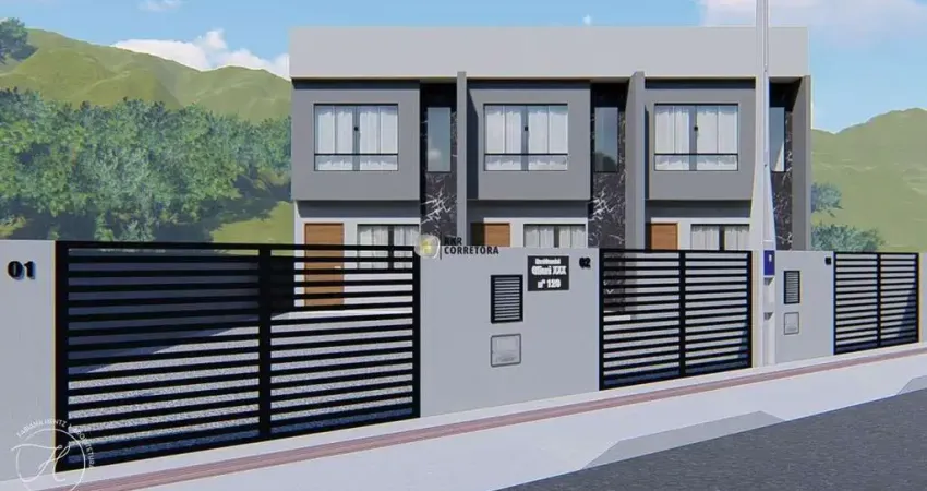 Casa para venda em brusque, limeira baixa, 2 dormitórios, 1 banheiro, 1 vaga