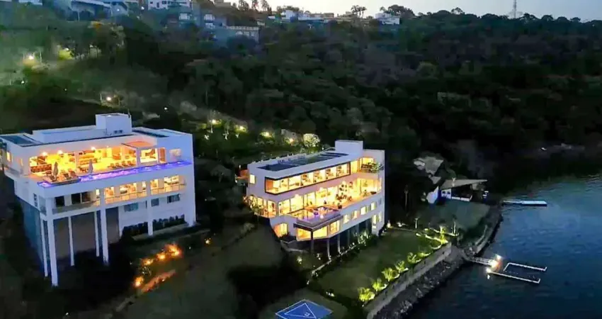 Rancho com 8 suítes à venda, 1150 m² por r$ 14.000.000 - escarpas do lago - capitólio/mg