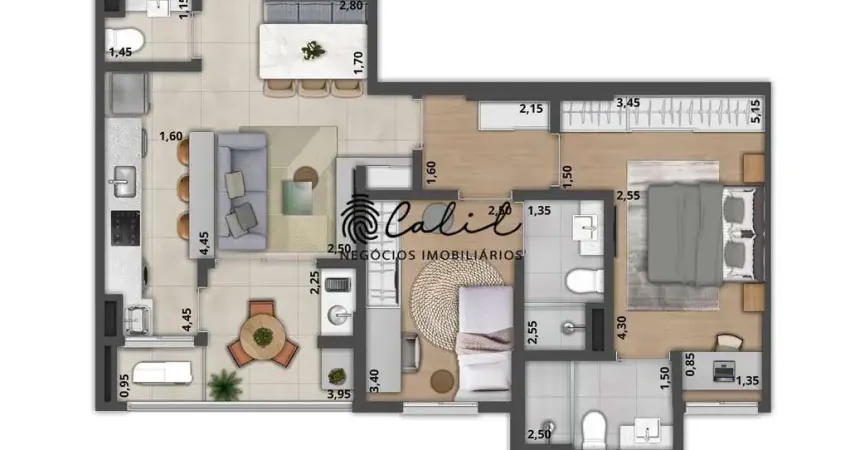 Edifício edras residence - apartamento com 2 quartos (suítes), 72,5m² à venda por r$ 756.000,00 - edifício edras residence, ribeirão preto/sp