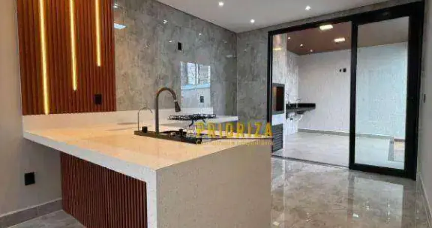 Casa com 3 dormitórios à venda, 115 m² por R$ 805.600,00 - Residencial Horto Florestal Villagio - Sorocaba/SP