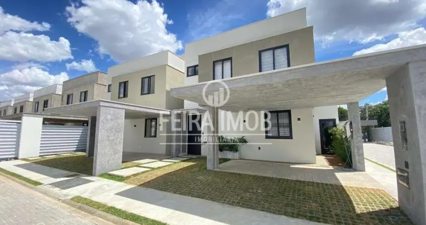Casa de 4/4 sendo 3 suítes no sim - Condomínio Esmeralda Leste