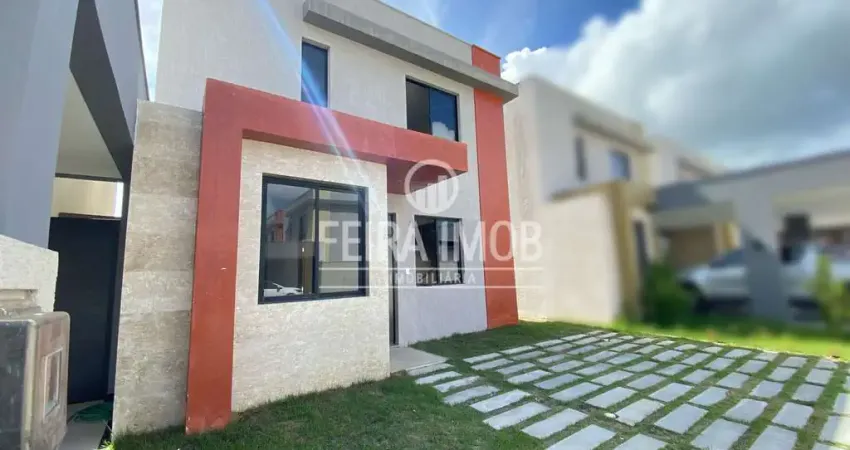 Reserva Lumiere - Casa de 4/4 com 2 suítes no Sim próximo a Noíde Cerqueira
