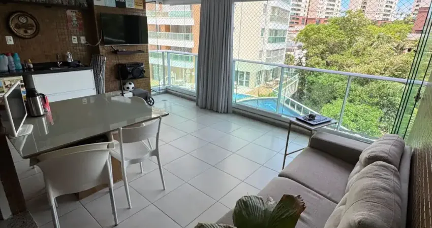 Apartamento 2/4 com Home Office, Varanda Gourmet e 2 Vagas em Patamares – Residencial Mário Cravo