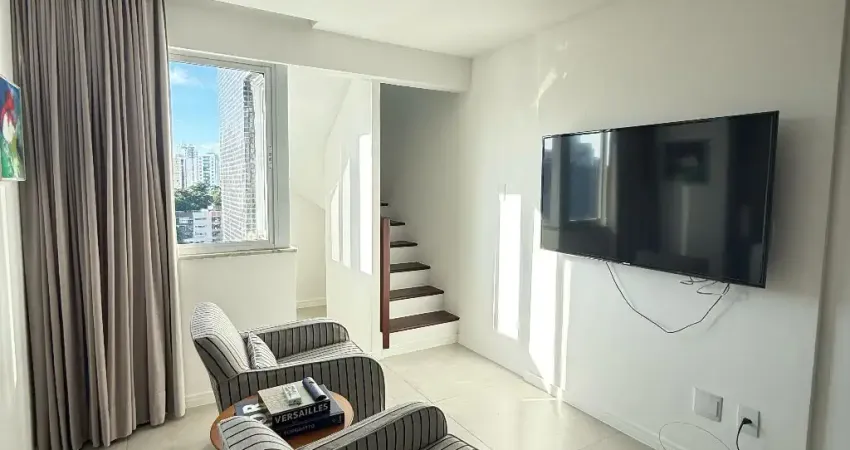 Cobertura reformada na Graça – 1/4 | 70m² | porteira fechada e 1 vaga coberta!