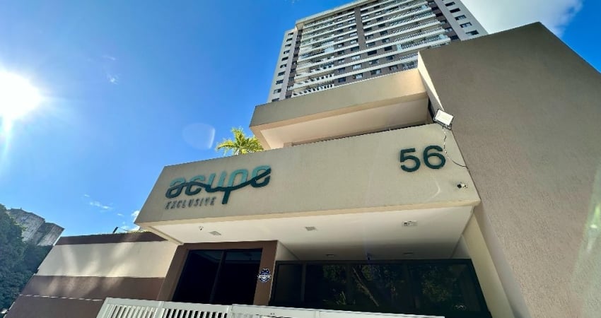 Acupe Exclusive | 2/4 com Suíte | Porteira Fechada | 60m² | Andar Alto | Infraestrutura Completa!
