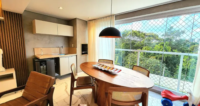 Apartamento 3/4 no atmos greenville | nascente | varanda gourmet com churrasqueira a carvão