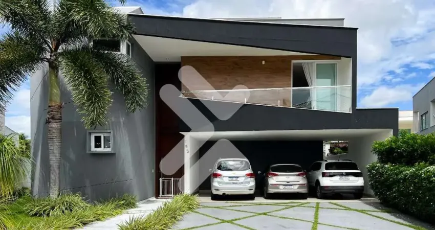 Casa em condomínio à venda localizada em parque do jiqui (parnamirim/rn) | cond bosque das palmeiras | 5 suítes - 441m²