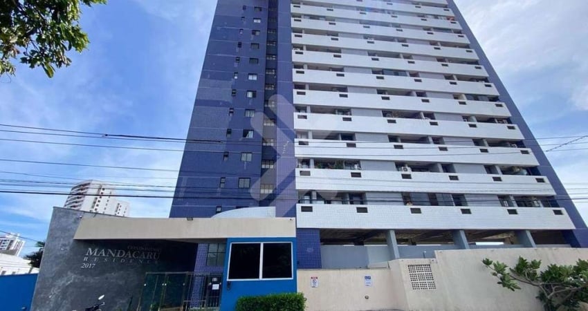 Apartamento à locação em Capim Macio (Natal/RN) | Mandacaru Residence | 1 suíte, 44m²