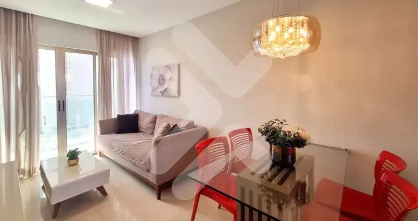 Apartamento mobiliado à venda em ponta negra (natal/rn) | brisa calma flat | 2/4 sendo 1 suíte - 59m²