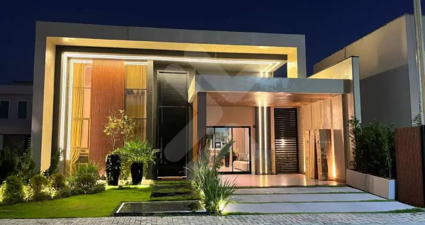 Casa à venda em parque das nações (panamirim/rn) | condomínio central park | 3 suítes - 200m²