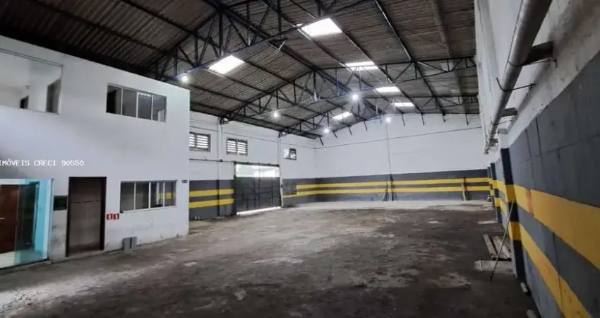 Área galpão para locação em são vicente, cidade náutica, 2 banheiros