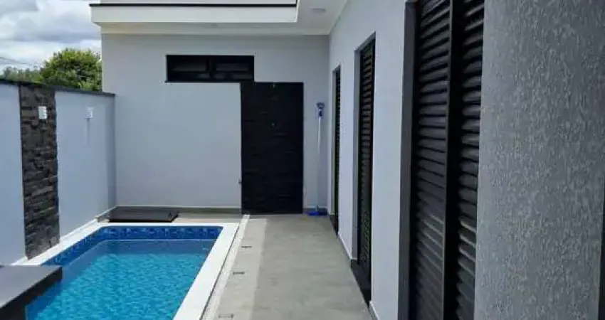 Casa térrea com piscina à venda – condomínio reserva ipanema