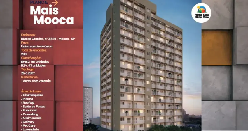 Apartamento com 1 quarto à venda na Rua do Oratório, 3829, Mooca, São Paulo