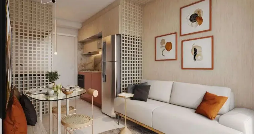 O imóvel no bairro vila leopoldina possui 35 metros quadrados com 2 quartos