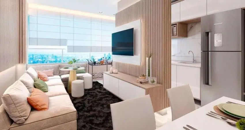 O imóvel no bairro butantã possui 42 metros quadrados com 2 quartos