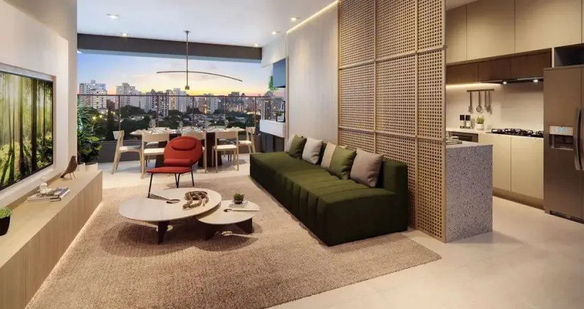 O imóvel no bairro perdizes e possui 104 metros quadrados com 3 suítes