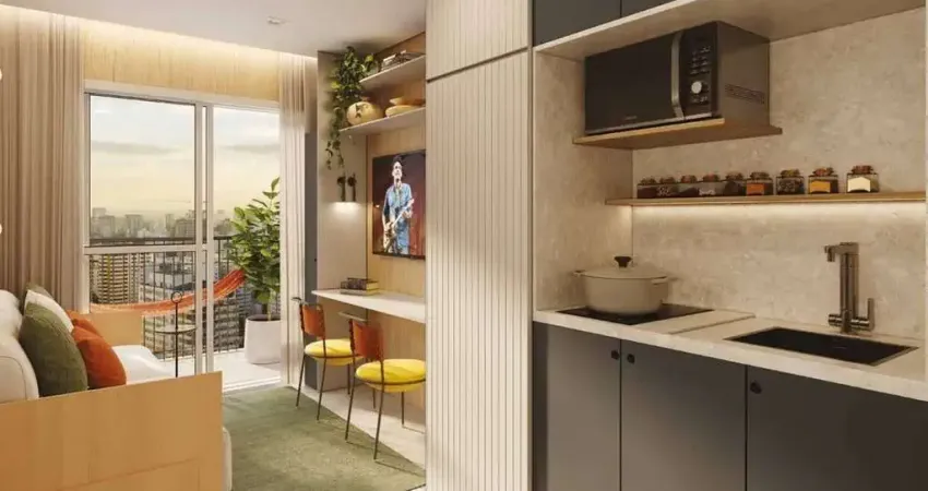 O imóvel no bairro vila olímpia e possui 24 metros quadrados com 1 dorm