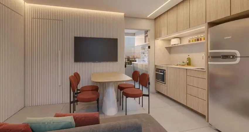 O imóvel localizado no bairro vila olímpia - 34m² - 2 dormitórios