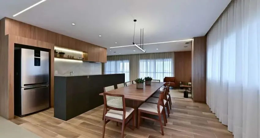 O imóvel localizado no bairro vila romana, 61 m² - 2 dormitórios