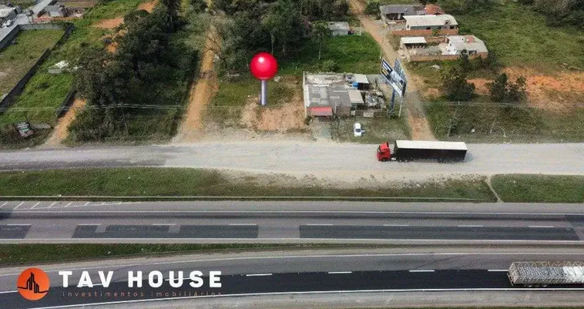 Terreno na marginal da br-101 com 493 m², entre o posto delta e a cachaçaria