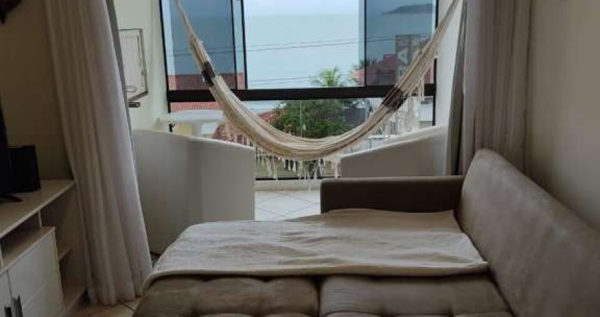 Apartamento mobiliado com 45m² e VISTA MAR a 100 metros da praia dos Ingleses