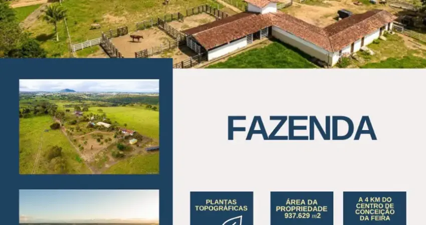 Conceição de feira/ba - fazenda/terreno na beira lago, com 1.138.005m² à venda por r$10.750.000,00.
